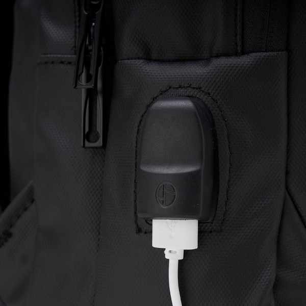 Mochila Couro Sintético USB 20 Litros