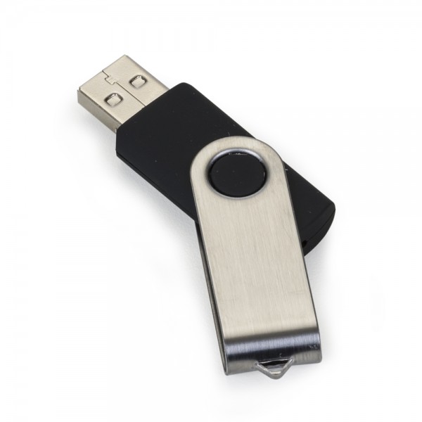 Pen Drive Giratório Metálico de 4GB/8GB/16GB/32GB