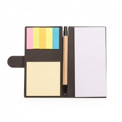 Bloco de Anotação com Autoadesivos e Caneta para Brinde