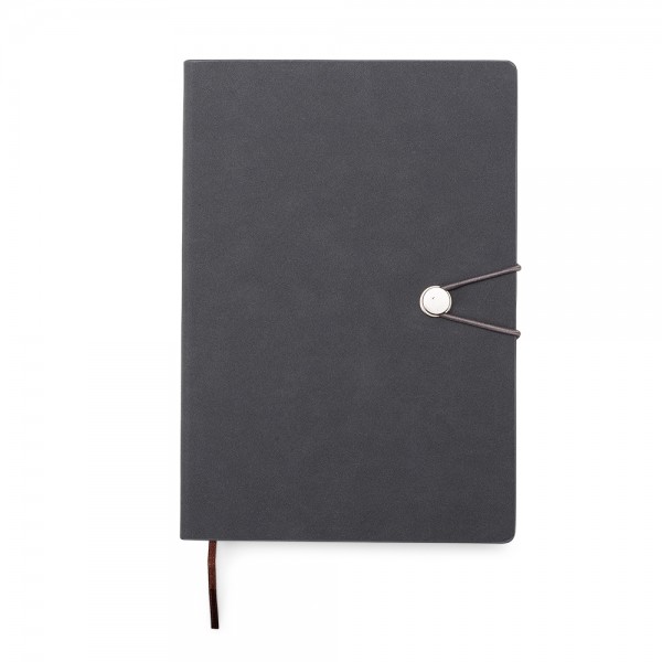 Caderno Tipo Moleskine com Fecho Personalizada