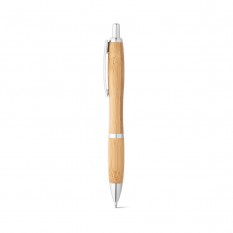 Caneta de Bambu Personalizada com Logo