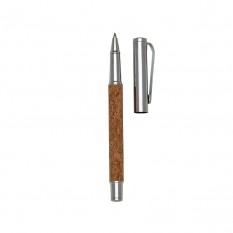 Caneta Metal Roller com Cortiça Personalizada