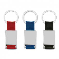 Chaveiro de Metal Retangular Personalizado