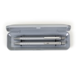 Conjunto Caneta e Lapiseira Semimetal Personalizado