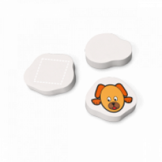 Conjunto com 3 Borrachas Personalizadas