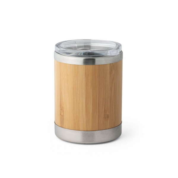 Copo em Bambu e Inox 350ml Personalizado