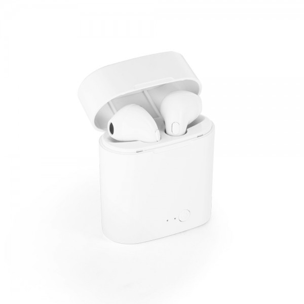 Fone de Ouvido Bluetooth com Caixa de Carregamento Personalizado
