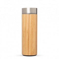 Garrafa Bambu e Inox 400 ml Para Brinde Personalizado