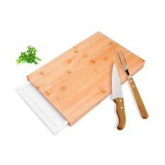 Kit p/Cozinha em Bambu/Inox/Polipropileno para Brindes