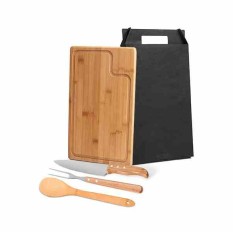 Kit para Churrasco com Logo Personalizado