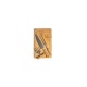 Kit para Churrasco em Bambu com Garfo 4 Dentes com Logo