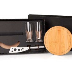 Kit Queijo e Cerveja 4 Peças com Logo 