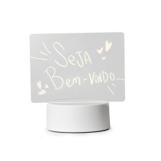 Lousa Luminária Personalizada com Logotipo
