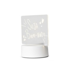 Lousa Luminária Personalizada com Logotipo
