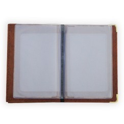 Porta Documento em Couro Sintético com Logo para Brindes