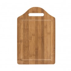 Tábua de Bambu com Canaleta com Logo